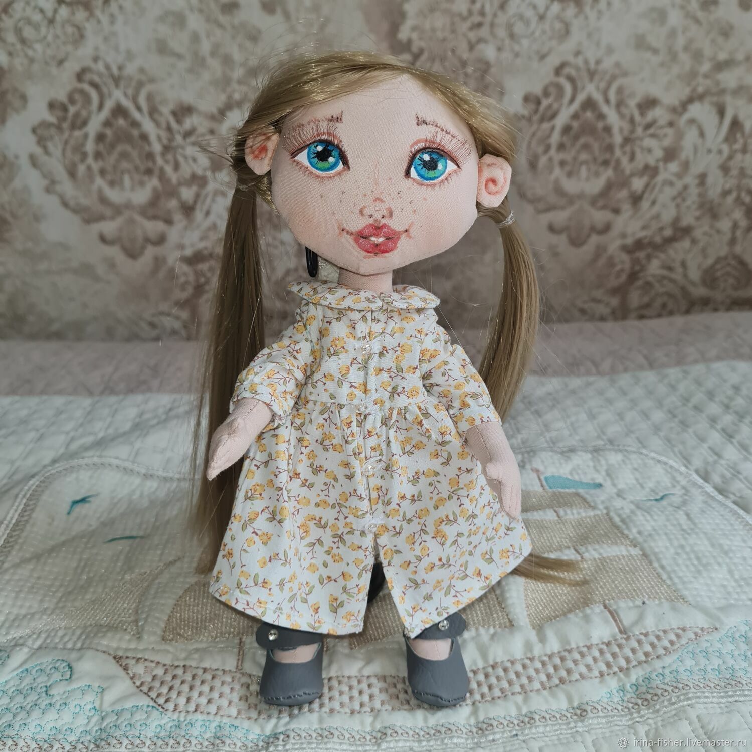 Интерьерная текстильная кукла ручной работы в интернет-магазине на ...