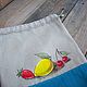 Order Lemon-berry linen bread bag. Natali Migurskaya. Livemaster. . Bags Фото №3