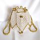 Handbag-bag made of beads. Bucketbag. zara-2. Online shopping on My Livemaster.  Фото №2
