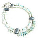 Opal necklace, amazonite necklace 'Strokes' turquoise necklace. Necklace. Irina Moro. My Livemaster. Фото №4