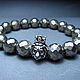 Bracelet pyrite ' lion King'. Bead bracelet. Beautiful gifts for the good people (Alura-lights). Online shopping on My Livemaster.  Фото №2