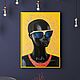 Картина "Гостья", портрет темнокожей женщины, африканка, Картины, Владивосток,  Фото №1
