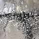 Интерьерная картина с серебром из эпоксидной смолы «Лёд», панно. Картины. LANA G.. Ярмарка Мастеров.  Фото №5