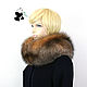 Transformer collar of silver Fox fur ' Crystal'. Collars. Mishan (mishan). My Livemaster. Фото №6