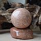 Pegmatite ball (microcline) peach color, 75 mm. Ball. Beautiful magic stones (silakamnia). My Livemaster. Фото №4