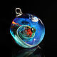 Pendant ball Dance of the planets. Cosmic Jewelry. Universe Space, Pendants, Moscow,  Фото №1