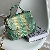 Сумки и аксессуары handmade. Livemaster - original item Leather handbag from Python. Handmade.