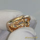 Ring 'SALAMANDER' 585 gold, diamonds, emerald. VIDEO. Rings. MaksimJewelryStudio. My Livemaster. Фото №4