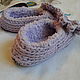 Knitted Slippers - lilac. Slippers. Yuliya knitting. My Livemaster. Фото №4