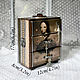 Mini chest of drawers ' NICOLETTE '. Mini Dressers. Decoupage. Online shopping on My Livemaster.  Фото №2