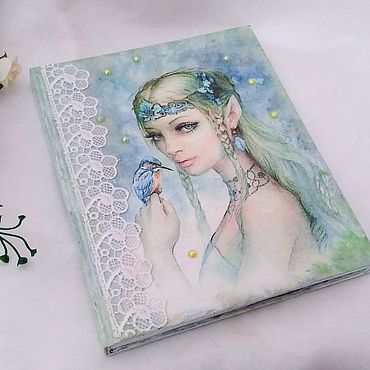 Канцелярские товары ручной работы. Ярмарка Мастеров - ручная работа Кулинарная книга  для рецептов. Handmade.