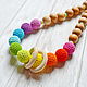 Juniper breastfeeding necklace Nursing necklace Rainbow. Slingbus. FIRST TOYS. Online shopping on My Livemaster.  Фото №2