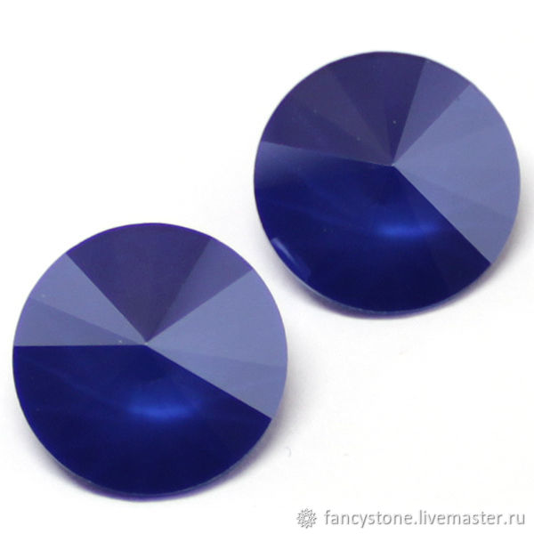 Риволи Сваровски 14мм Rivoli Swarovski, Royal Blue – купить на Ярмарке Мастеров – 6D8CPRU | Кристаллы, Краснотурьинск