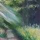 Order Painting summer landscape 'Path in the forest', oil on canvas. Kind paintings by Irina Belozerova. Livemaster. . Pictures Фото №3