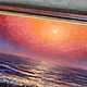 Oil painting 'Sunset on sea', seascape. Pictures. Zhanne Shepetova. Online shopping on My Livemaster.  Фото №2