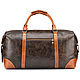 Magnum leather travel bag (brown nappa). Travel bag. Russian leather Guild. My Livemaster. Фото №4