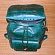 Order Leather backpack 'TURQUOISE'. NETABUKVA. Livemaster. . Backpacks Фото №3