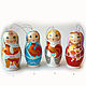 Copy of Copy of 1 local matryoshka "cock" symbol of 2017, Christmas decorations, Sarov,  Фото №1