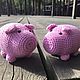 Knitted pig, Stuffed Toys, Vsevolozhsk,  Фото №1
