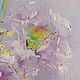 Order Lily painting abstract. Painting with delicate lilies. Zabaikalie. Livemaster. . Pictures Фото №3