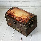 Для дома и интерьера handmade. Livemaster - original item Box: Pirate Chest3. Handmade.