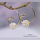 Pearl earrings ' DIVINITY». Earrings. Mala by Jemma. Online shopping on My Livemaster.  Фото №2