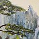  ' Huangshan Mountains' miniature in oil. Pictures. flamemilady. My Livemaster. Фото №5