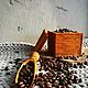 Набор кофемана ESPRESSO. Коробочка, совок для кофе, чая, специй. Наборы посуды. Семейная мастерская 'ШАЛЕ' (chaletworkshop). Ярмарка Мастеров.  Фото №6