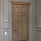 Двери - обязательный элемент продуманного интерьера. Двери выполнены из массива дуба, покрыты по специальной технологии.