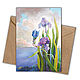 Flower Postcards Set of 13 pcs Flowers Paintings. Gifts for March 8. KapustinaArt. My Livemaster. Фото №4