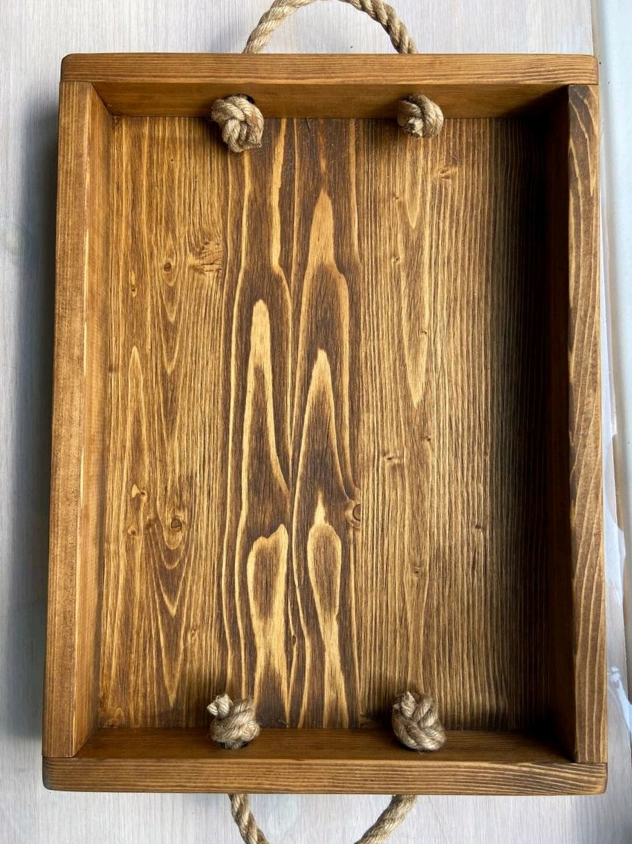 Поднос деревянный в интернет-магазине на Ярмарке Мастеров | Подносы ...