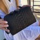Klari Dragon Python Leather Handbag, Classic Bag, Moscow,  Фото №1