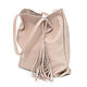 Pink shopper Pack Bag hot sale Bag leather Ash Rose Powder. Sacks. BagsByKaterinaKlestova (kklestova). My Livemaster. Фото №4