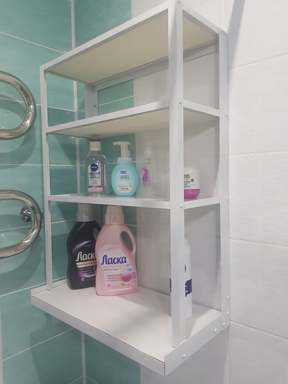 Полка - стеллаж для ванной. в интернет-магазине на Ярмарке Мастеров ...