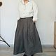 Льняная юбка-брюки. Юбка-шорты. Simply Wear by Di (Prokhorova Diana). Ярмарка Мастеров.  Фото №12