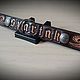 Order Personalized dog collar made of genuine leather, leather collar. AshotCraft. Livemaster. . Dog - Collars Фото №3