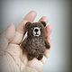 Bear brooch felted bear. Brooches. lilu. Online shopping on My Livemaster.  Фото №2
