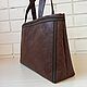 Women's casual bag, women's briefcase, laptop bag, 190. Classic Bag. a-vesta. My Livemaster. Фото №4
