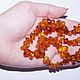 Beads and bracelet 'Honey caramel' made of amber. Jewelry Sets. podaro4ek22. My Livemaster. Фото №4