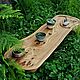 Shepherd of elm with plum Wooden tray for tea ceremony, Trays, Barnaul,  Фото №1