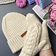 Комплект Шапка и варежки из пуха норки. Комплекты головных уборов. Твой кардиган. Ярмарка Мастеров.  Фото №12