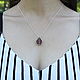 Garnet pendant with zircons made of 925 GA0049 silver. Pendant. Sunny Silver. Online shopping on My Livemaster.  Фото №2