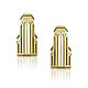 Парные позолоченные серьги из серебра BADGIR GOLD. Серьги классические. THING JEWELRY. Ярмарка Мастеров.  Фото №5