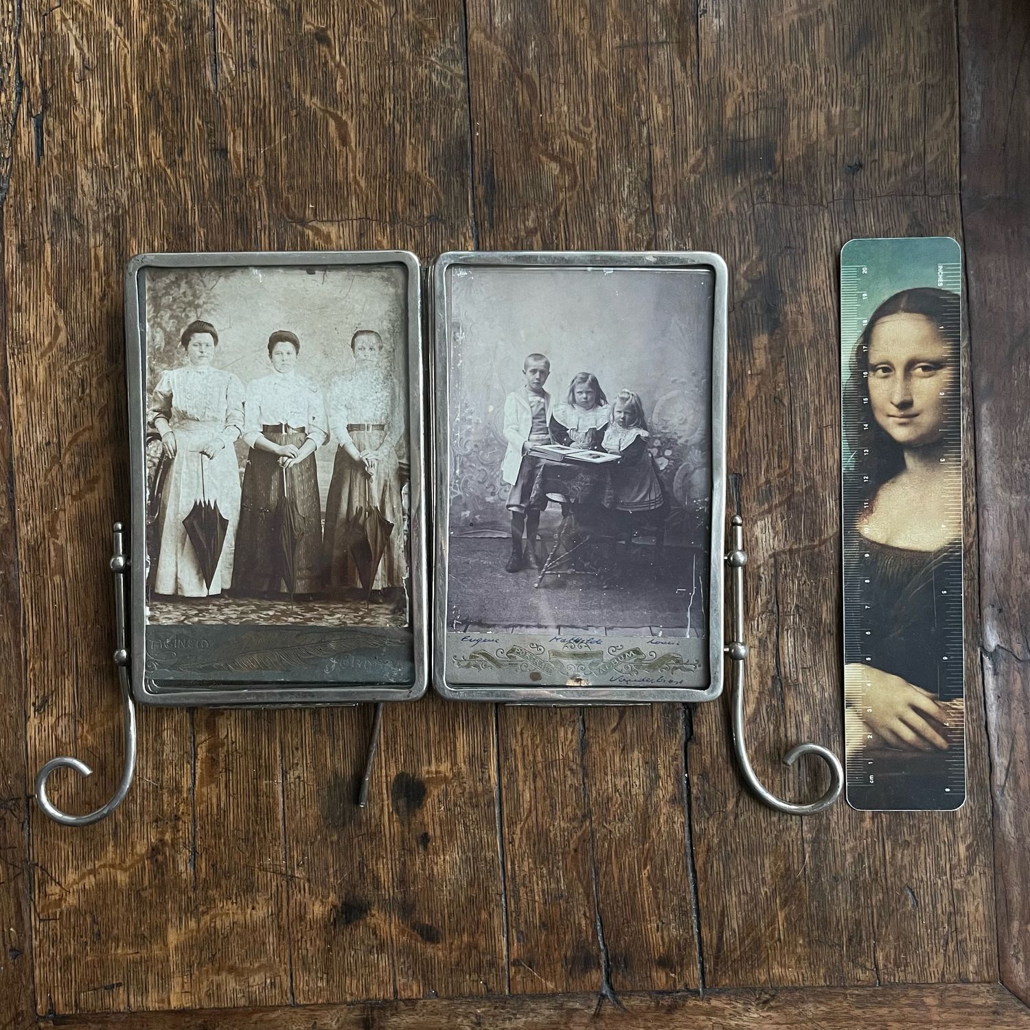 Винтаж: Антикварная рамка для фото из стекла и металла, Российская ...