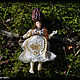 Gnome morel girl author's articulated BJD doll. Ball-jointed doll. Zlata's fantasy dolls. My Livemaster. Фото №5