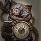 ЧАСЫ  " КОТ ЧЕШИРСКИЙ " с капсулой. Часы классические. Александр Подрезов (Vernissage-AV). Ярмарка Мастеров.  Фото №4