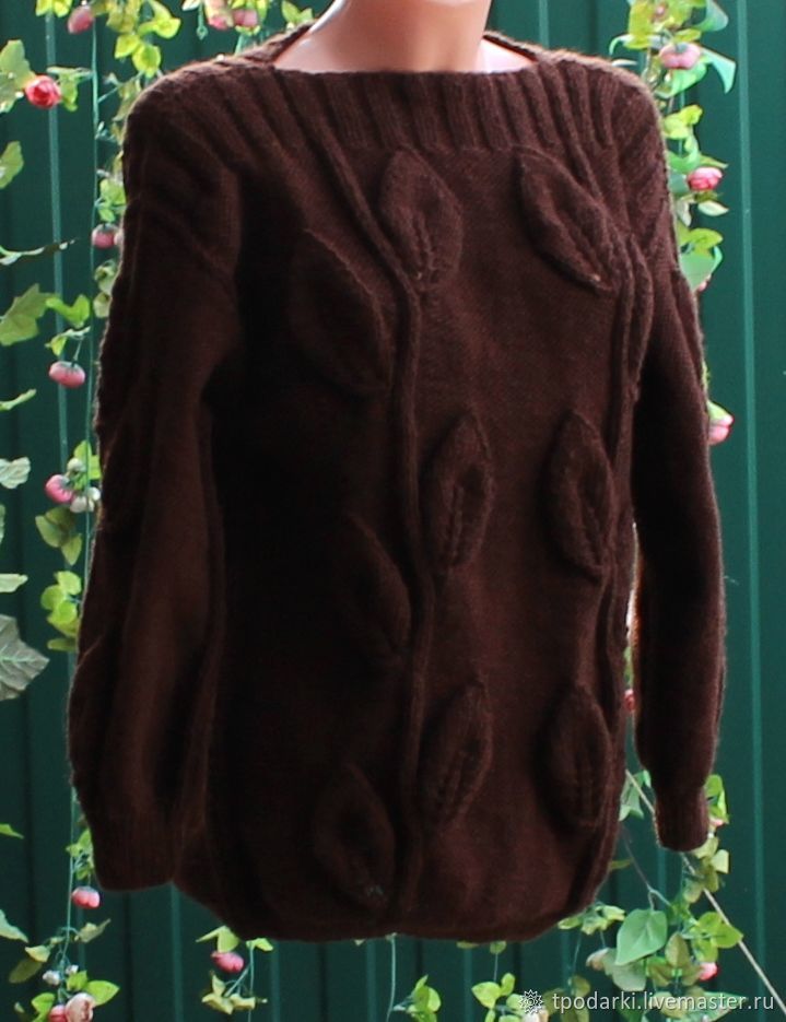 Женский вязаный джемпер купить в интернет-магазине Ярмарка Мастеров по цене 1800 ₽ – Q3ZDORU, Джемперы, Моздок - доставка по России