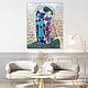 Painting Klimt Kiss. A gift for a Turquoise, Silver wedding. Pictures. House of the Sun (irina-bast). Online shopping on My Livemaster.  Фото №2