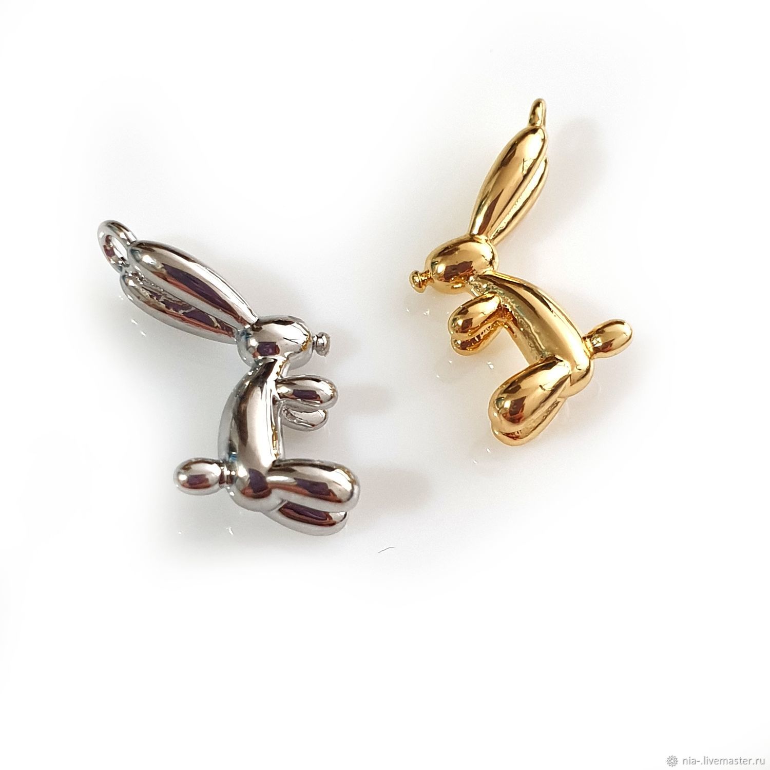 Подвеска кролик 18 мм родирование купить в интернет-магазине Ярмарка ...