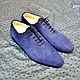 Men's Oxfords made of an analog of natural suede, split leather!, Oxfords, St. Petersburg,  Фото №1